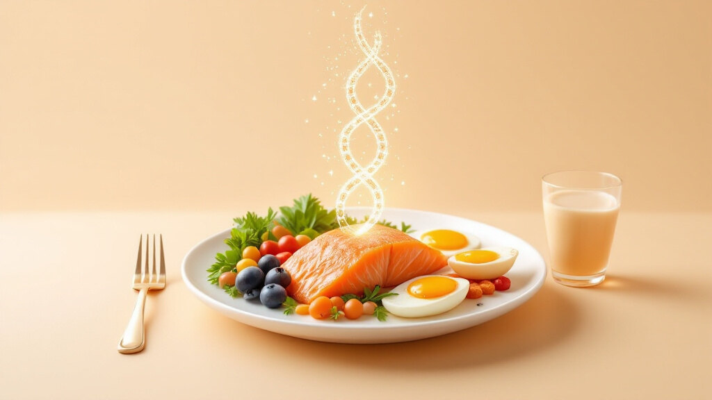 Best protein for weight loss — salmon bioactive peptides infographic