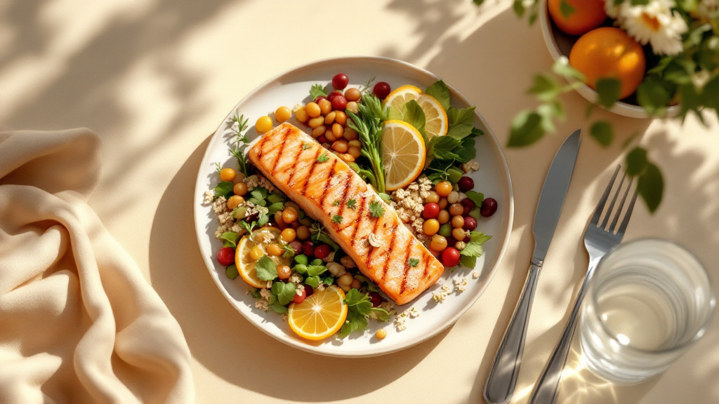 The evidence-based levers for feeling full longer: protein, fiber, high-volume water-rich foods, slower eating, and adequate sleep, all supporting the body's natural fullness signals