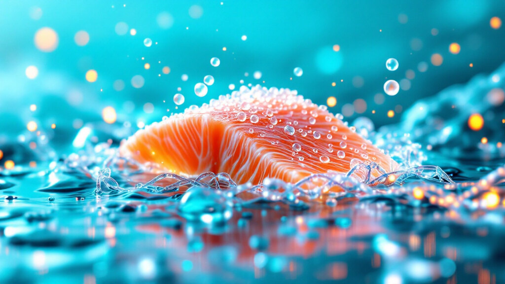 GLP-1 Weight Loss Education, — salmon bioactive peptides infographic