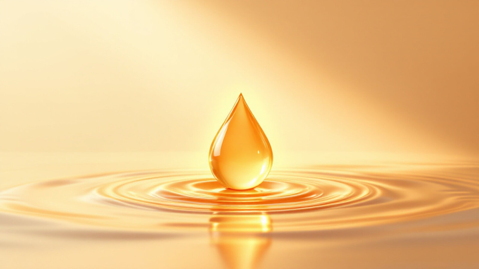 Conceptual illustration of calm balanced satiety quieting a swirl of food-craving impulses, on a warm cream background, representing natural ways to stop food cravings