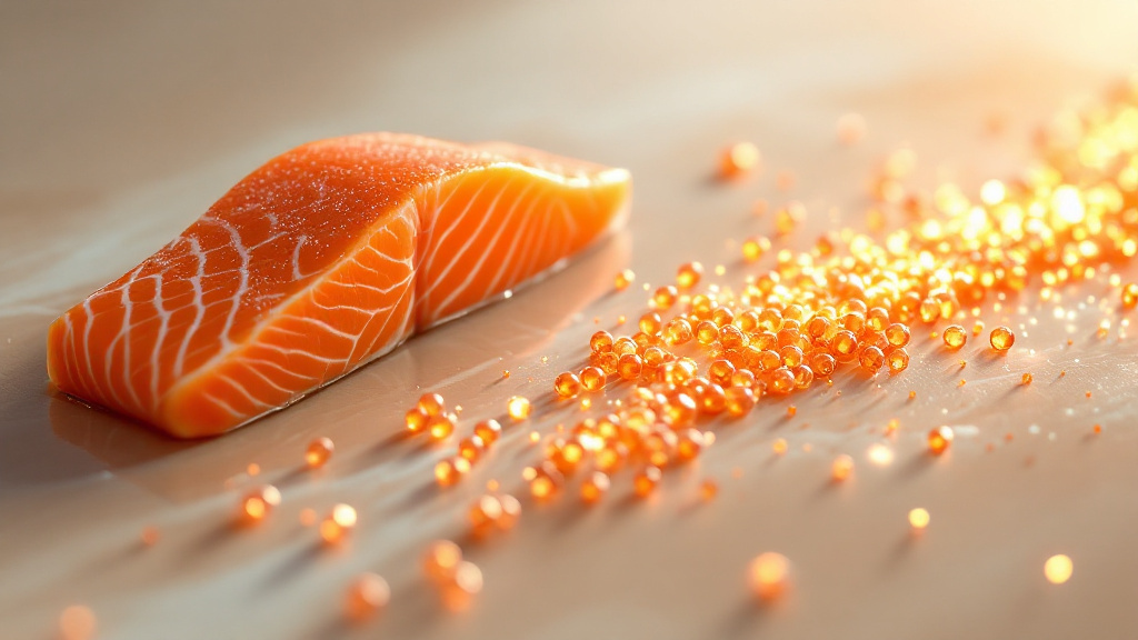 How whole Atlantic salmon protein is enzymatically hydrolyzed into small bioactive peptides that are readily absorbed and interact with the body's GLP-1 and metabolic signaling
